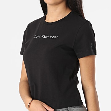  Calvin Klein - Tee Shirt Femme 9003 Noir