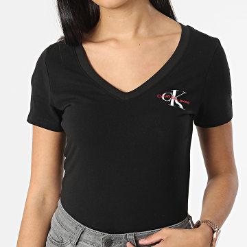  Calvin Klein - Tee Shirt Femme 7932 Noir