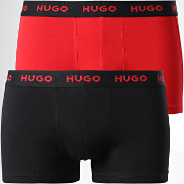  HUGO - Lot De 3 Boxers 50469766 Noir Rouge