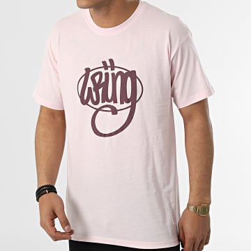 Wrung - Maglietta essenziale rosa chiaro