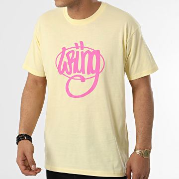 Wrung - Camiseta básica amarilla