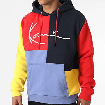  Karl Kani - Sweat Capuche 6028932 Bleu Marine Rouge