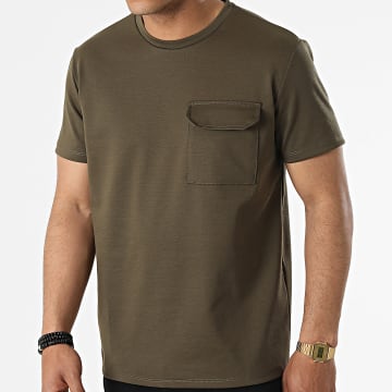  Uniplay - Tee Shirt Poche Oversize Large UY833 Vert Kaki