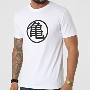Dragon Ball Z - Camiseta Kame Kanji Blanco Negro