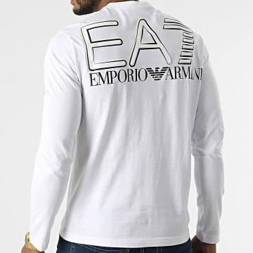  EA7 Emporio Armani - Tee Shirt Manches Longues 3LPT21-PJFFZ Blanc