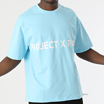  Project X Paris - Tee Shirt Oversize Ample 2210191 Bleu Clair