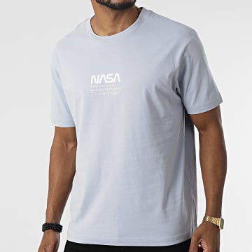  NASA - Tee Shirt Oversize Large Small Admin Bleu Ciel
