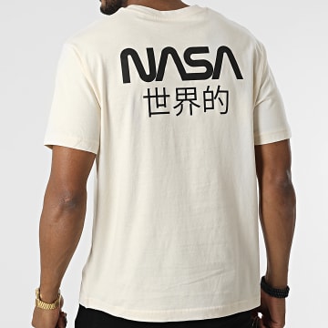  NASA - Tee Shirt Oversize Large Japan Beige
