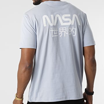  NASA - Tee Shirt Oversize Large Japan Bleu Ciel