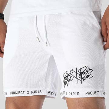  Project X Paris - Short Jogging 2240206 Blanc