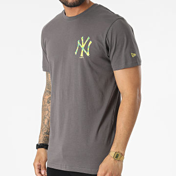  New Era - Tee Shirt New York Yankees 13083936 Gris Anthracite