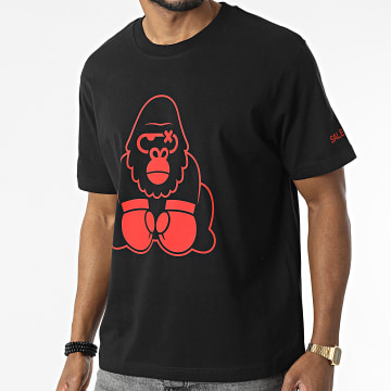  Sale Môme Paris - Tee Shirt Oversize Large Gorille Noir Rouge