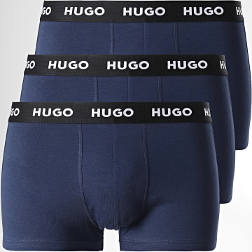  HUGO - Lot De 3 Boxers 50469786 Bleu Marine