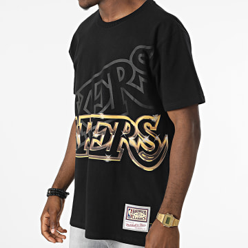  Mitchell and Ness - Tee Shirt Oversize NBA Big Face Los Angeles Lakers Noir