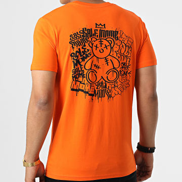  Sale Môme Paris - Tee Shirt King Nounours Orange Noir