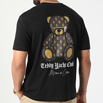  Teddy Yacht Club - Tee Shirt Oversize Large Maison De Couture Limited Edition Noir