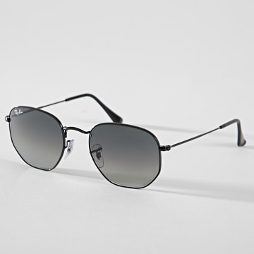 Ray-Ban - Hexagonale zonnebril RB3548 Zwart Gradiënt