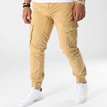 Indicode Jeans - Pantalon Cargo Felipe 60-236 Sable