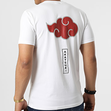  Comme Des Loups - Tee Shirt Naruto Akatsuki 002 Blanc