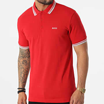  BOSS - Polo Manches Courtes 50469055 Rouge