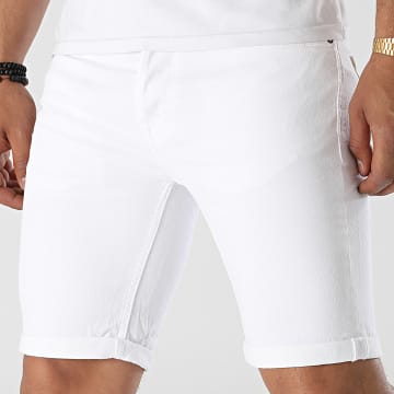  Only And Sons - Short Jean 22021817 Blanc