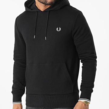  Fred Perry - Sweat Capuche M2643 Noir
