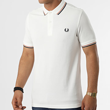  Fred Perry - Polo Manches Courtes M3600 Blanc