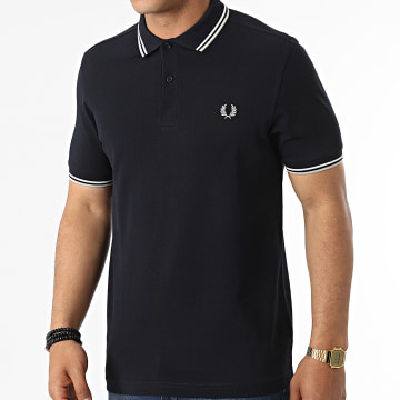  Fred Perry - Polo Manches Courtes M3600 Bleu Marine