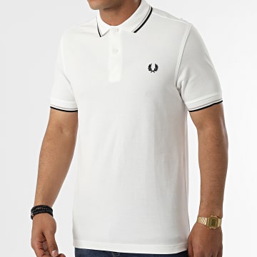  Fred Perry - Polo Manches Courtes M3600 Blanc