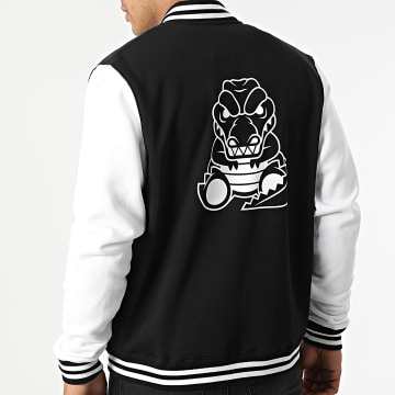  Sale Môme Paris - Veste Teddy Croco Noir Blanc