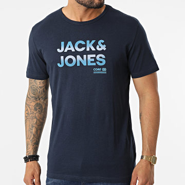  Jack And Jones - Tee Shirt Seth Bleu Marine