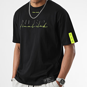  NERO x Final Club - Tee Shirt Oversize Large NERO 1st Drop Limited Carbon Black