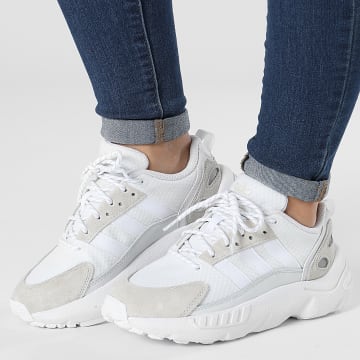 Adidas Originals - Zapatillas ZX 22 Boost Mujer GW3660 Cloud White ...