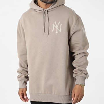  New Era - Sweat Capuche Oversize Large MLB League Essential New York Yankees 13113872 Taupe