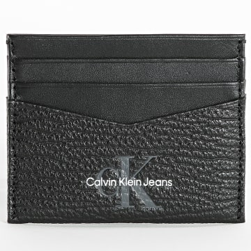  Calvin Klein - Porte-Cartes Mono Textured 9496 Noir