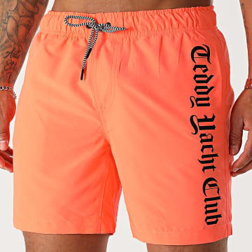 Teddy Yacht Club - Short De Bain Flash Series Orange Fluo