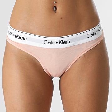  Calvin Klein - String Femme F3786E Corail