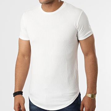  Frilivin - Tee Shirt Oversize C5863 Blanc