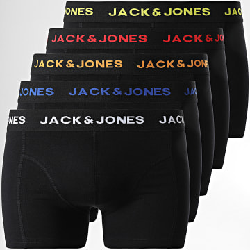  Jack And Jones - Lot De 5 Boxers Black Friday Noir
