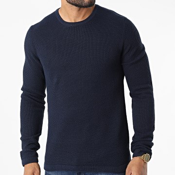  Only And Sons - Pull Panter Bleu Marine