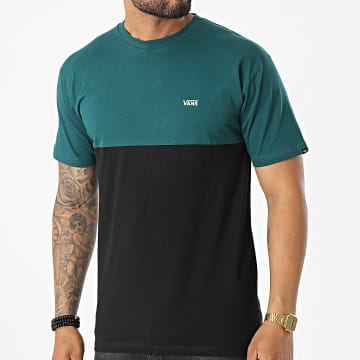  Vans - Tee Shirt A3CZD Vert Noir