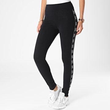  Guess - Legging Femme A Bandes V2YB13-KABR0 Noir