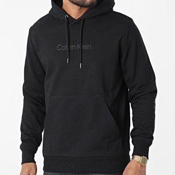  Calvin Klein - Sweat Capuche Modern Front Logo 9690 Noir