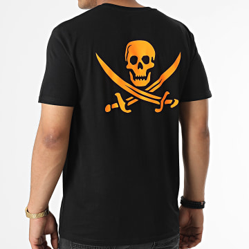 Zesau - Pirate Bad Game Camiseta Negro Naranja