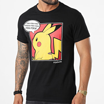  Pokémon - Tee Shirt Pika Pop Noir