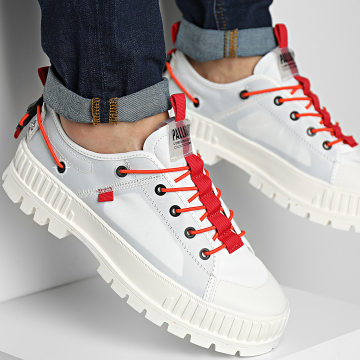  Palladium - Baskets Pallashock Low Ticket To Earth 77351 Star White