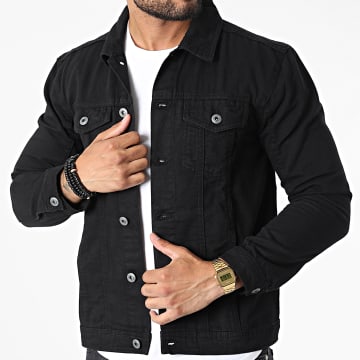  Brave Soul - Veste Jean Polar Noir