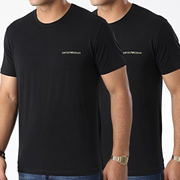  Emporio Armani - Lot De 2 Tee Shirts 111267 2F717 Noir