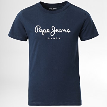  Pepe Jeans - Tee Shirt Enfant Art Bleu Marine