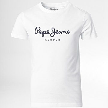  Pepe Jeans - Tee Shirt Enfant Art Blanc